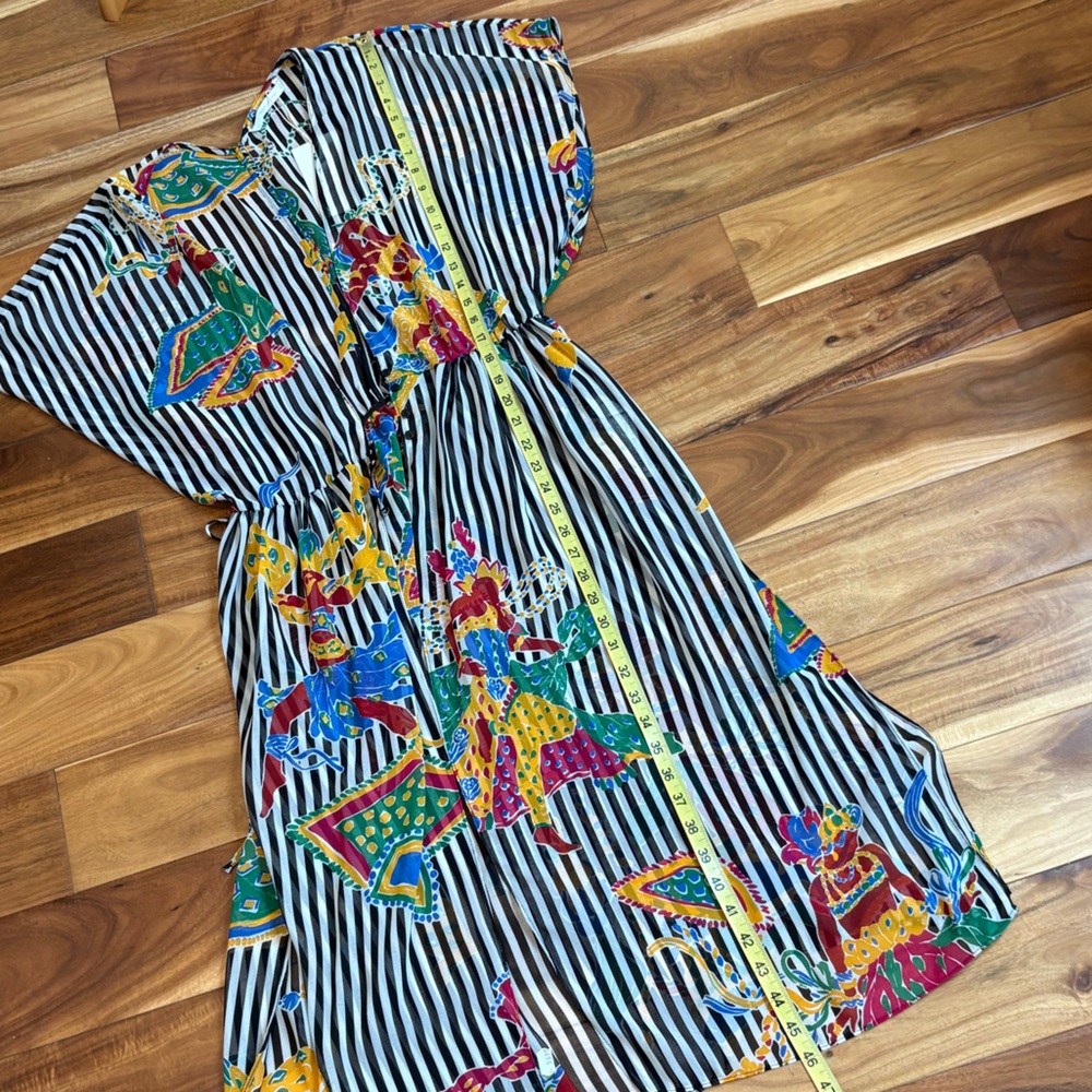NWT Zara Striped Beach Cover-Up M - Picture 15 of 16